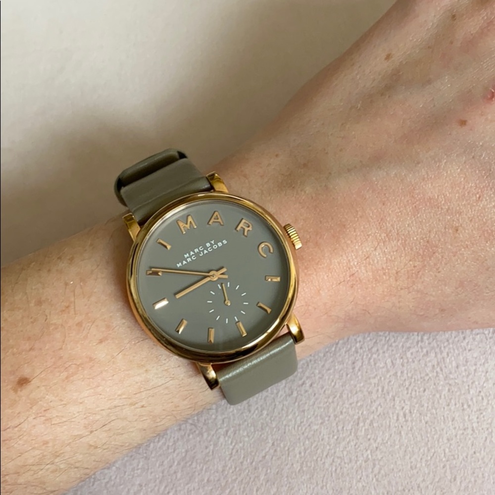 Marc Jacobs leather watch